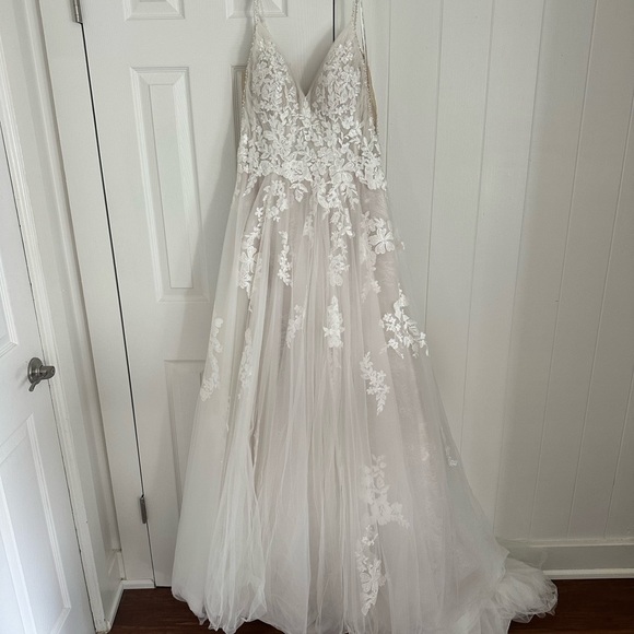 Sophia Tolli Y12016 Florentina Sheer Sides Bridal Dress - Picture 2 of 16